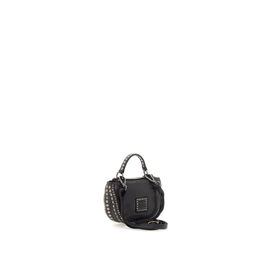Campomaggi Cross-body bag in leather with studs - Afrodite