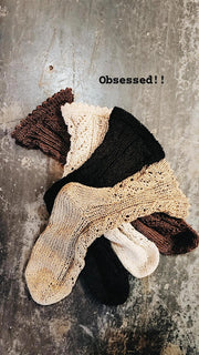 Amano linen handknit socks