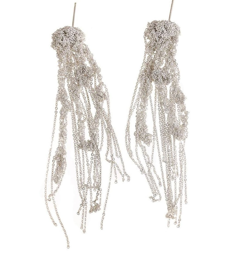 Arielle de Pinto - Hairy drip earrings