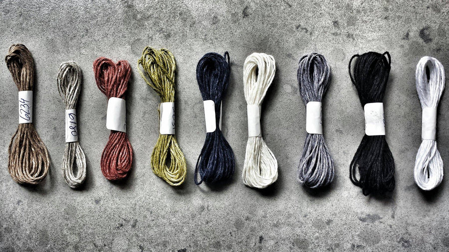 Amano hand-loom linen long line top