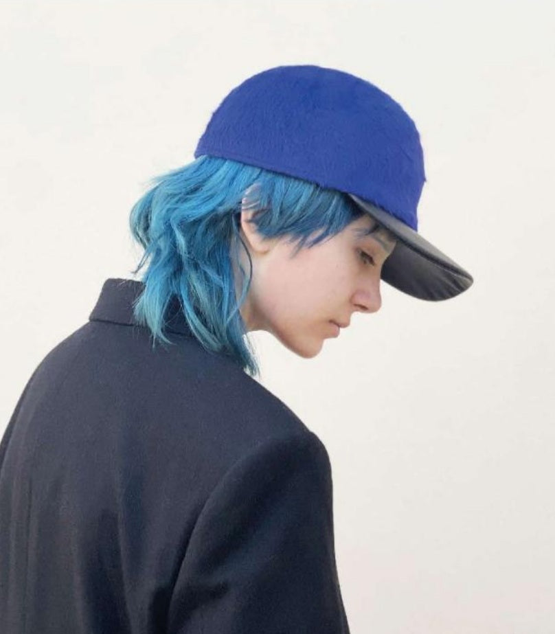 Reinhard Plank - Angorra Wool & Leather Detailed Cap – Amano by