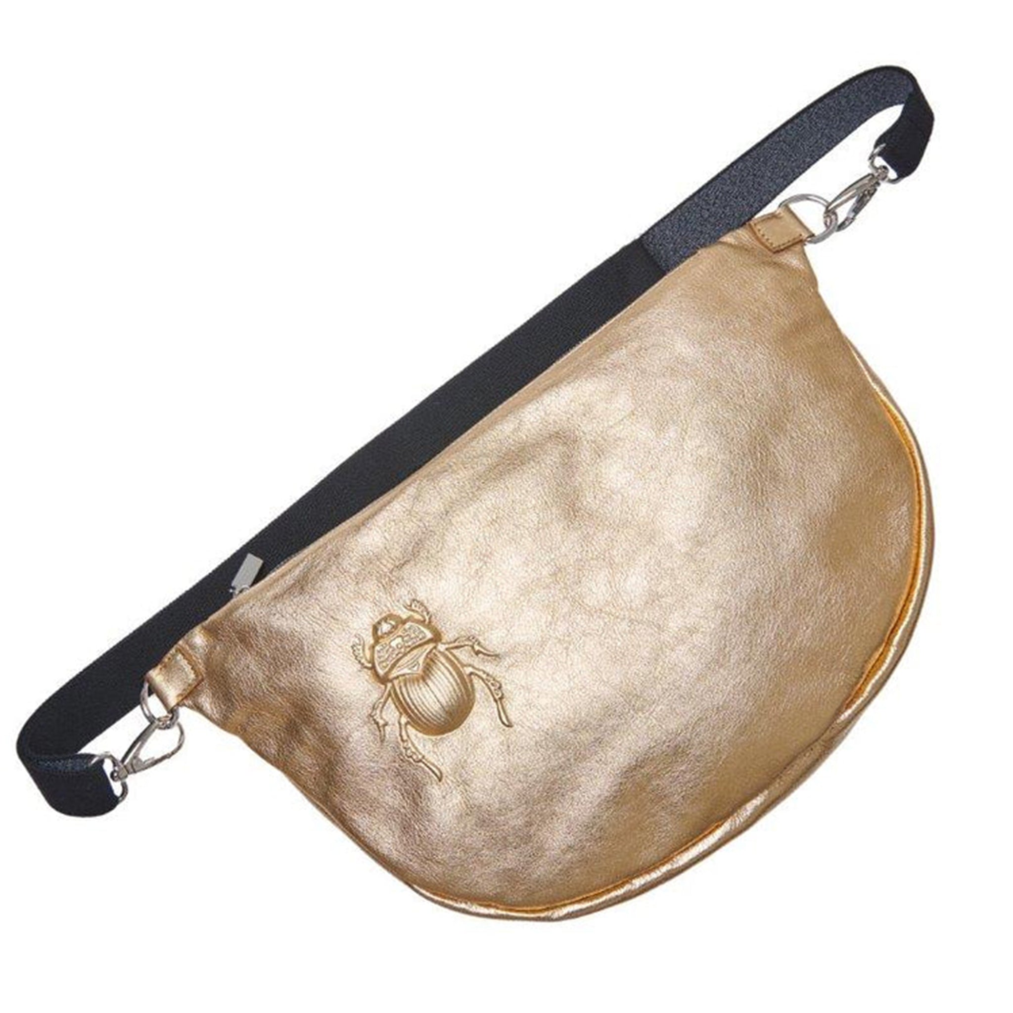 Metallic-Gold-Scarab-Belt-Bag-