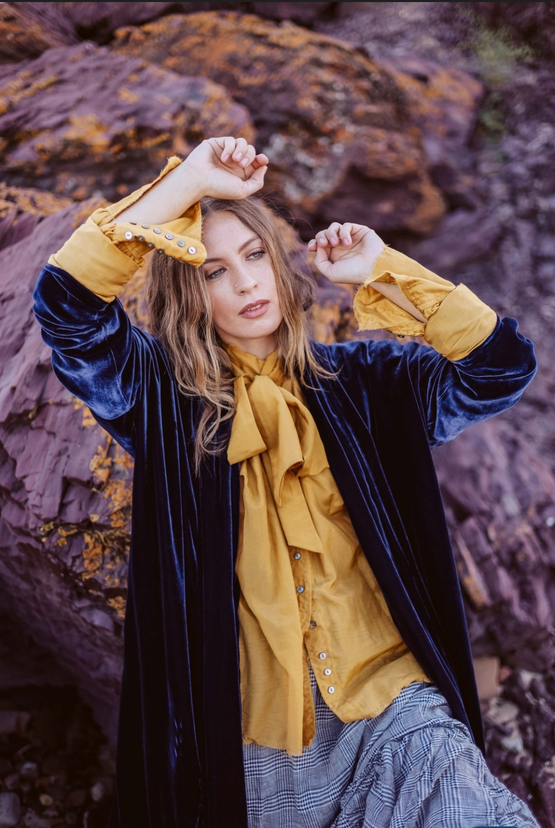 Cocoon Coat (Silk Velvet) - Orange crush – Amano by Lorena Laing