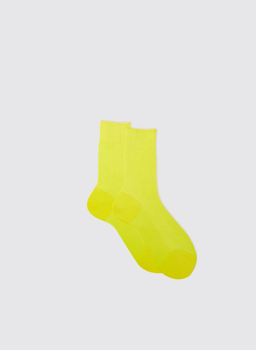 Ribbed Laminated socks (Silk)