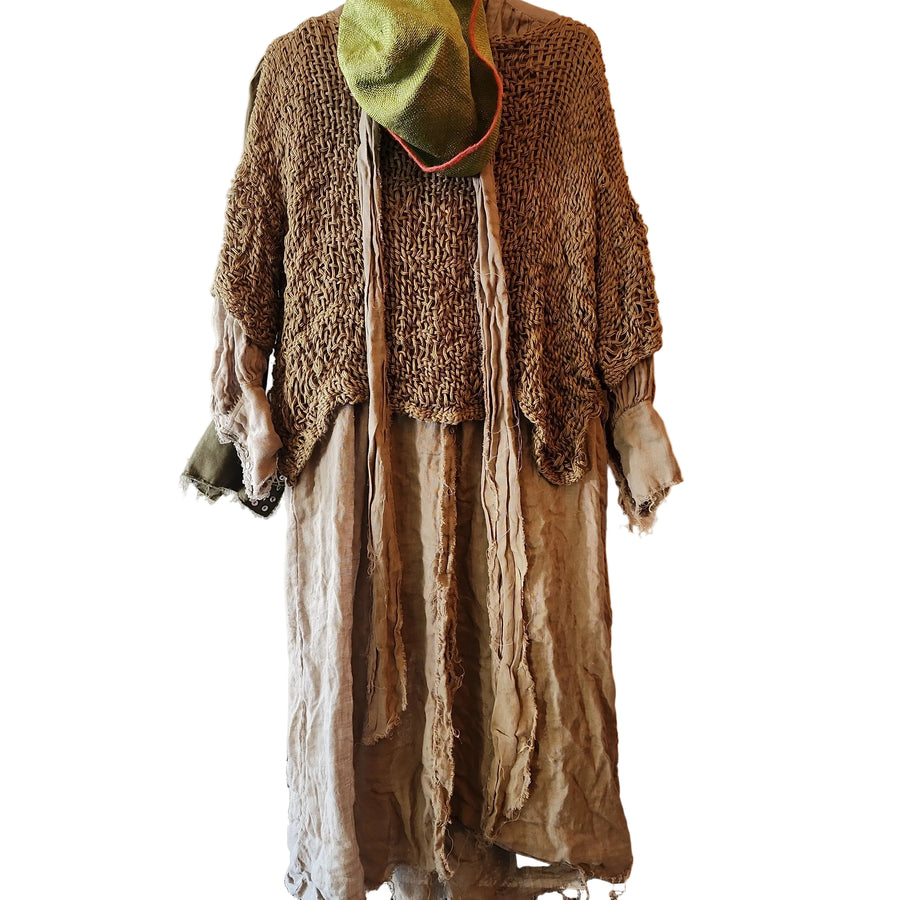 Button Through Shirt Dress - (Linen Gauze) Amano by Lorena Laing Button Through Shirt Dress - (Linen Gauze) Amano by Lorena Laing