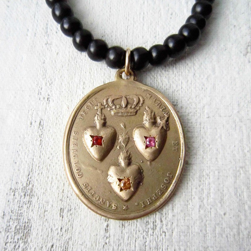 Large Wild Pendant 1 with sapphires