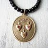 Large Wild Pendant 1 with sapphires