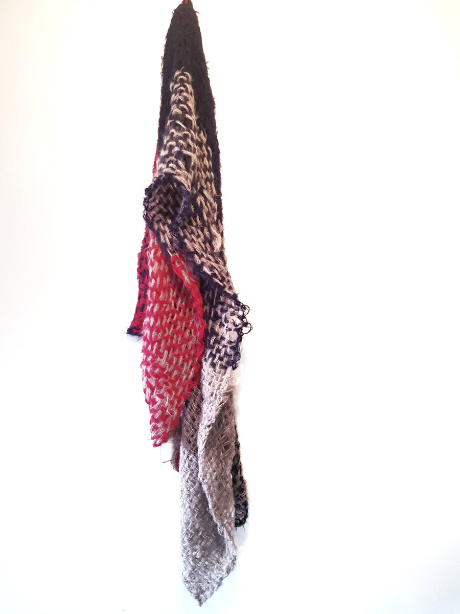 Hand Loom Large Wrap - Alpaca