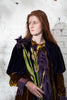 cocoon capelet (Silk Velvet) - Ultra Violet