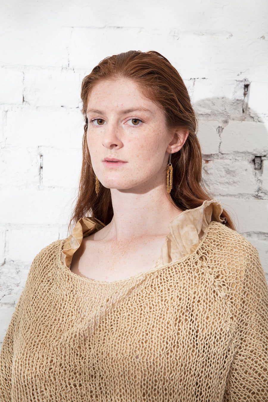 Rouche Blouse (Organic Cotton)
