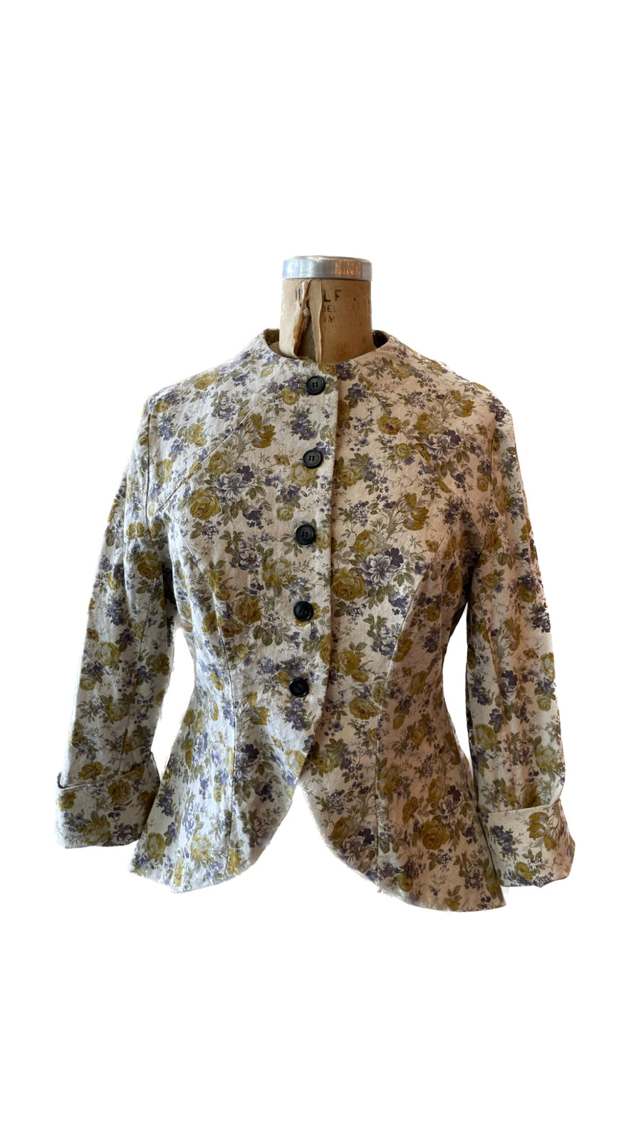 Crop riding jacket - Floral