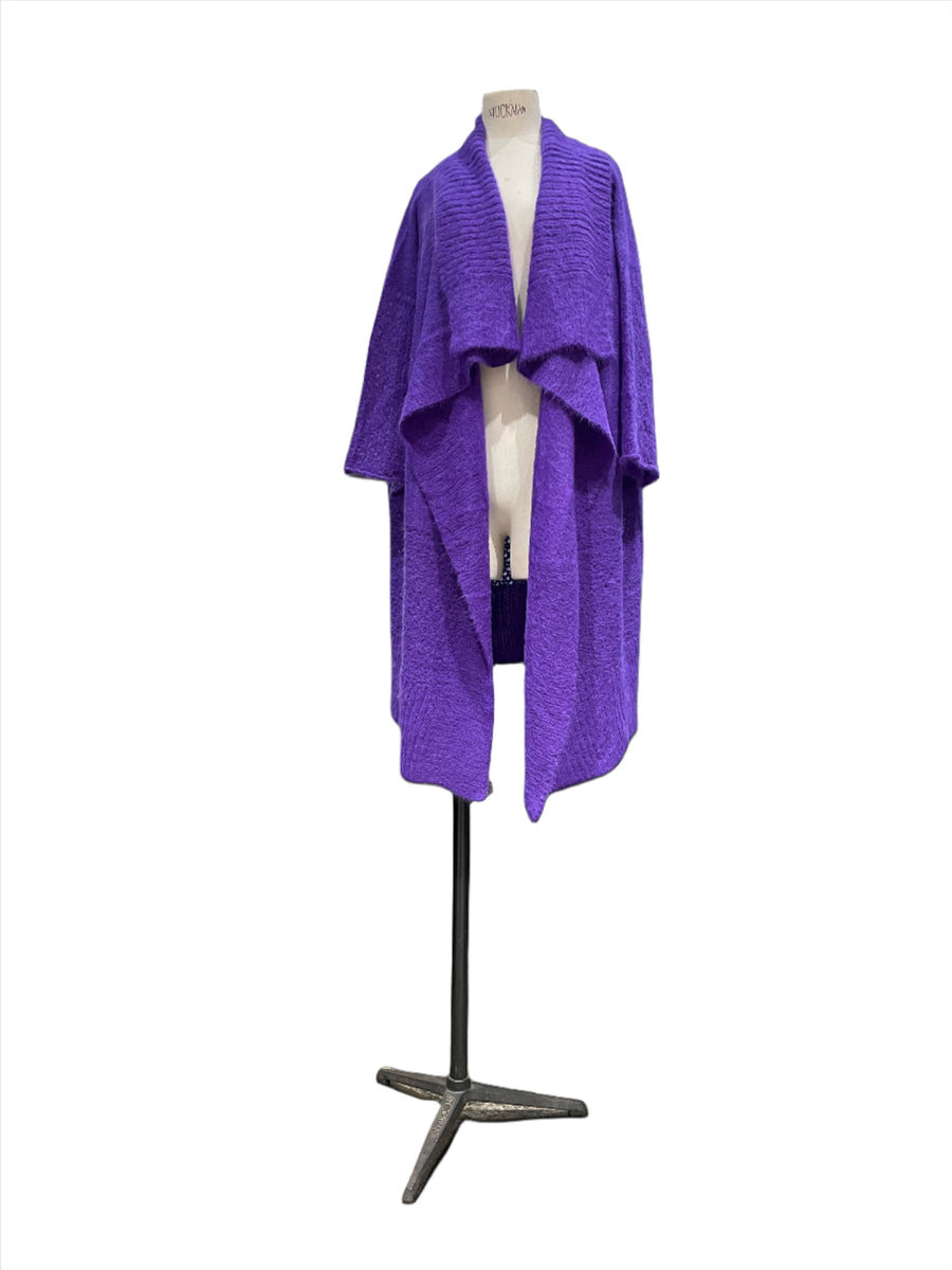 The light cardi in Alpaca - Purple