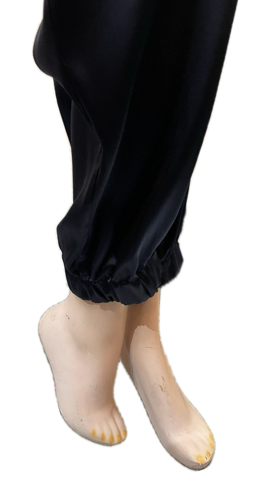 Cargo Style Pants (Silk) - Black