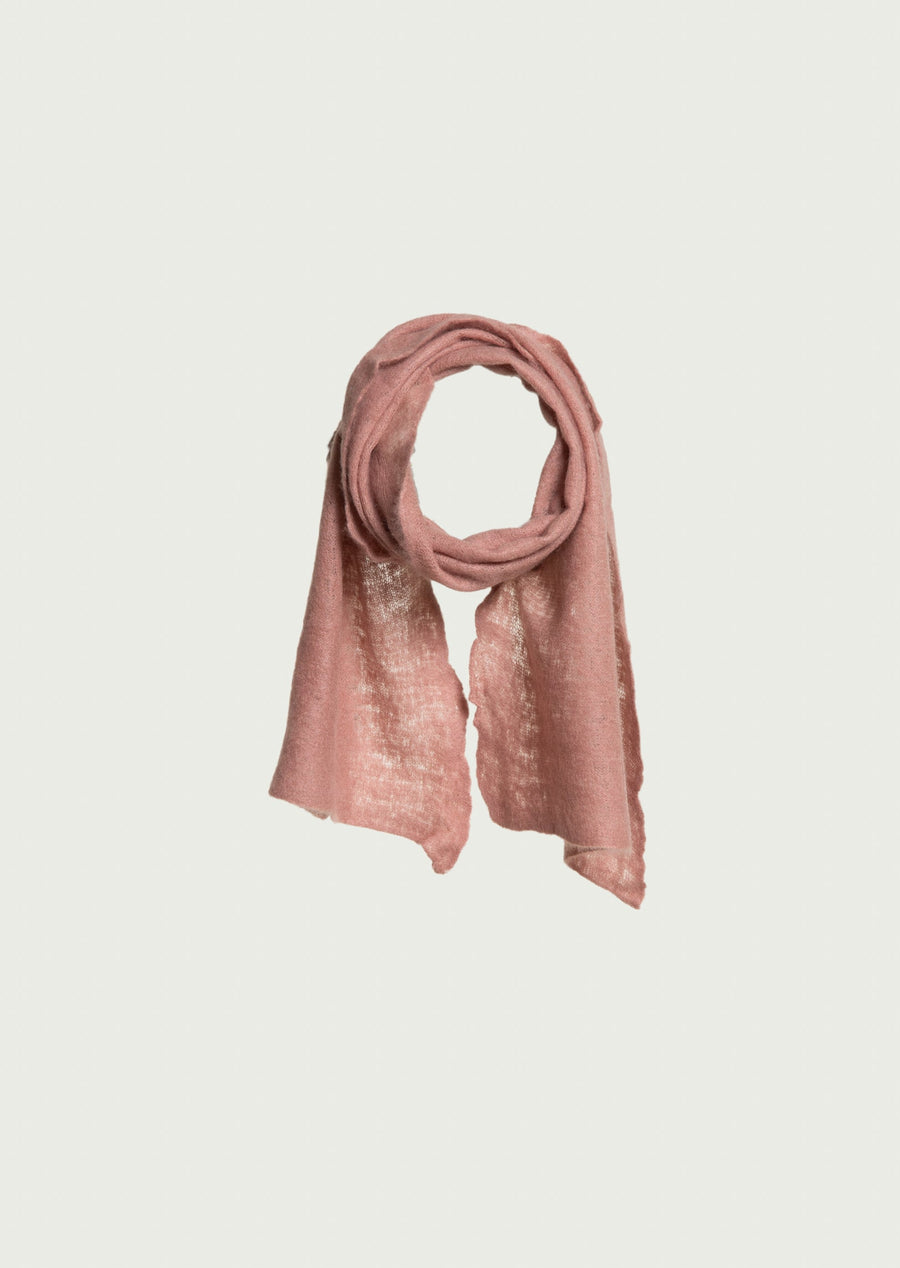 Mini Open Knitted Melange Scarf