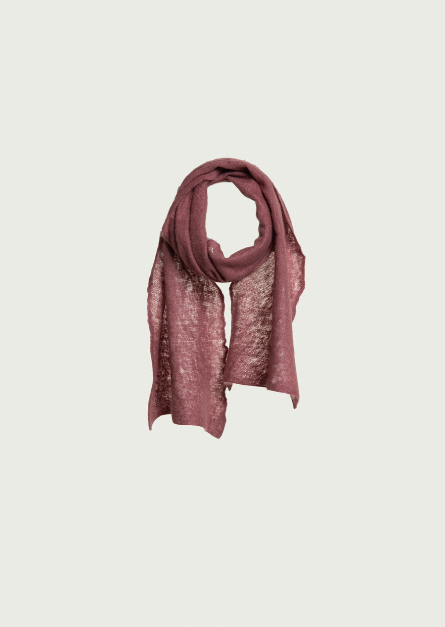 Mini Open Knitted Melange Scarf