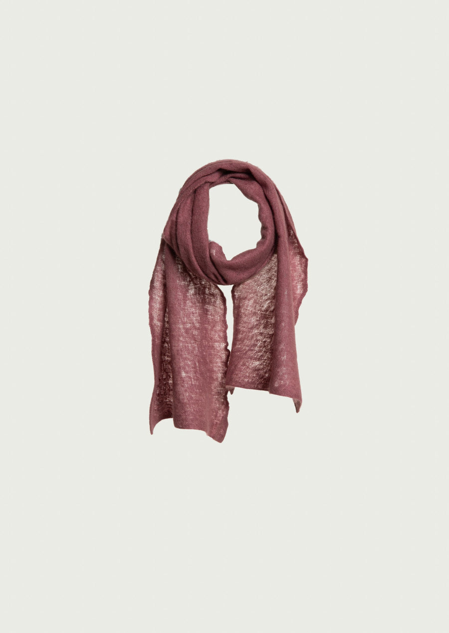 Mini Open Knitted Melange Scarf