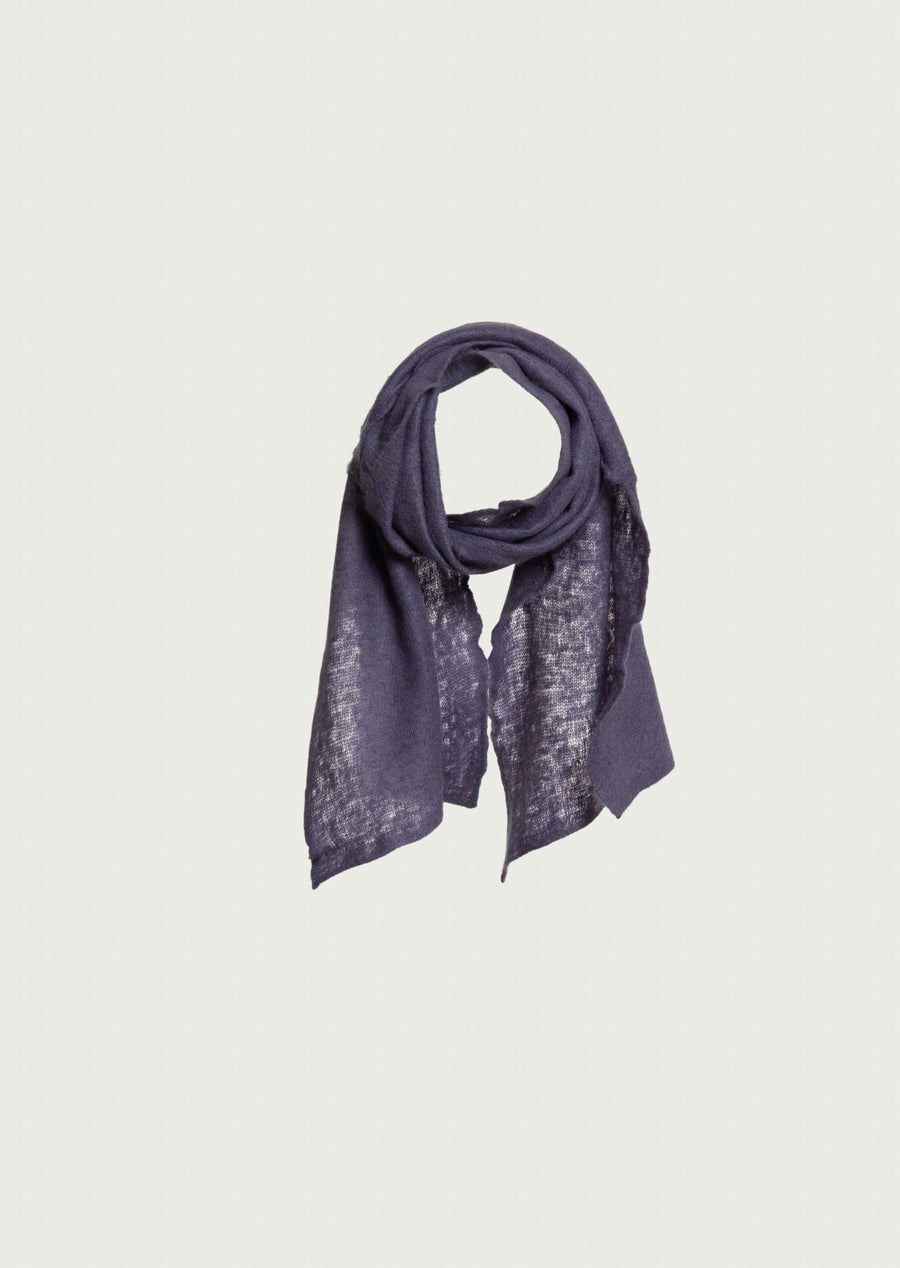 Mini Open Knitted Melange Scarf