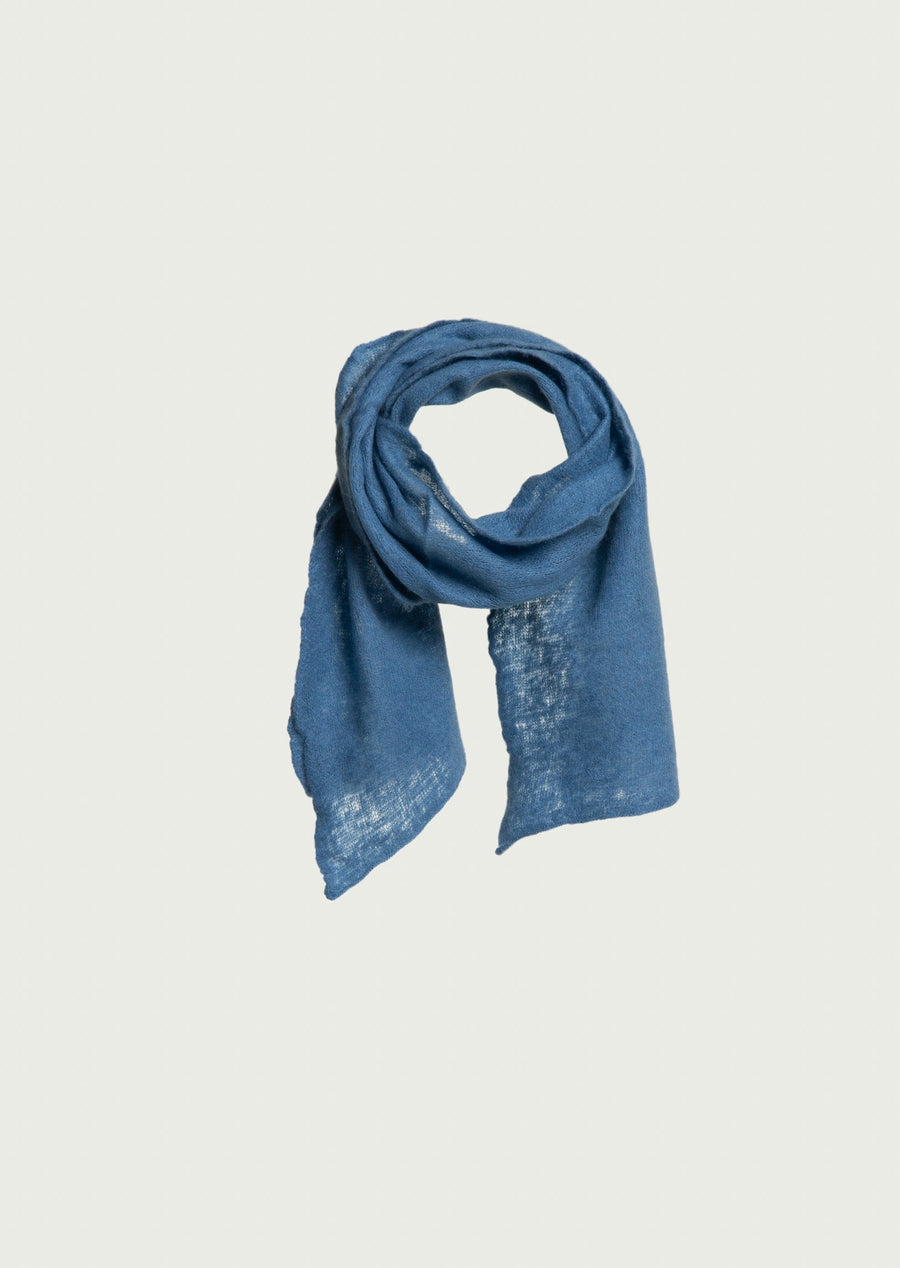 Mini Open Knitted Melange Scarf