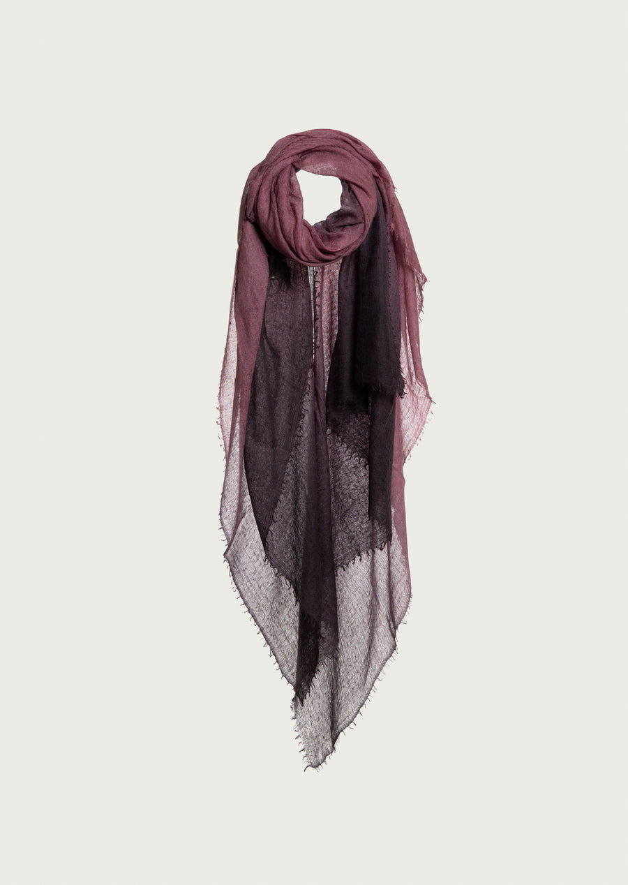 Souffle Semi Felted ombree ends (Cashmere) Burgundy & Vortex