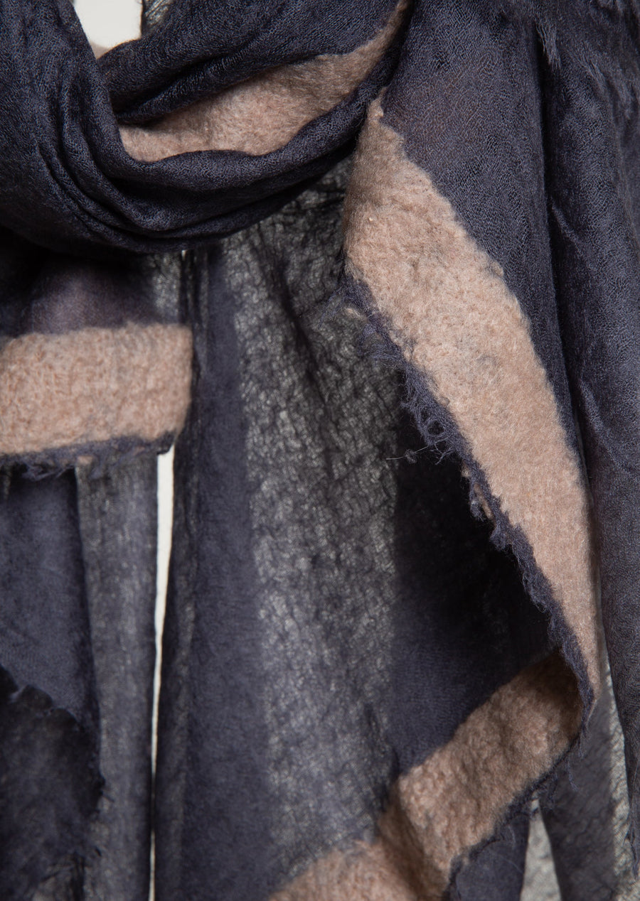 Souffle Semi Felted W/Felting (Cashmere) Uniform & Grey