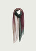 Soho Degradee Shawl ( Baby Cashmere ) - Forest & Burgundy & Horn