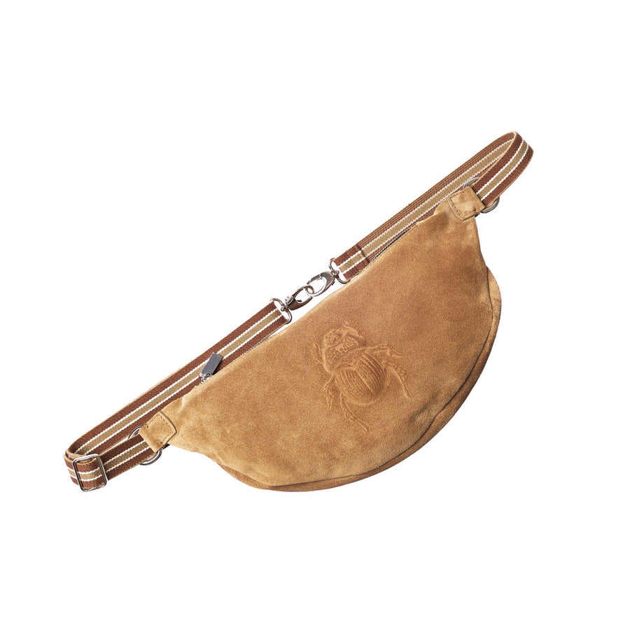 Scarab Belt Bag - Capuccino Suede