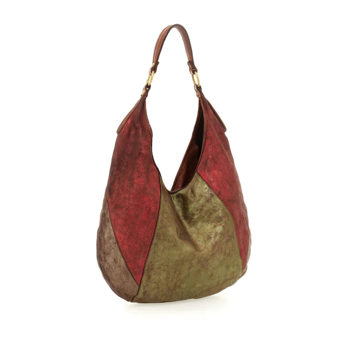 Corallo Shoulder bag in multicolor laminated leather