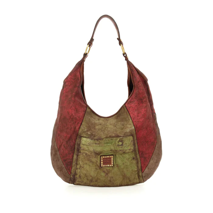 Corallo Shoulder bag in multicolor laminated leather