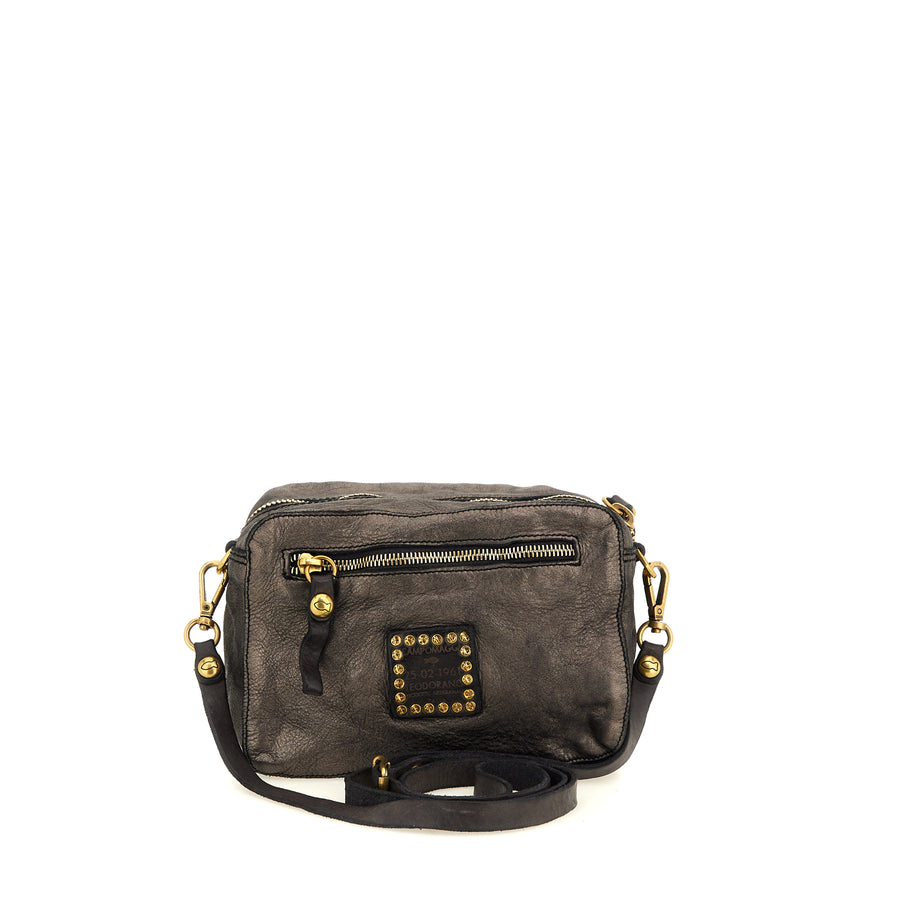 Rosalia Bauletto mini Laminato (Leather) Bowling bag
