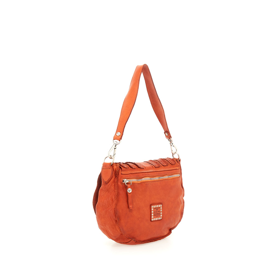 Campomaggi shoulder bag laser - Baked orange leather