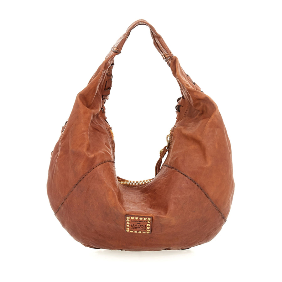 Edera Marissa shoulder bag in woven (Leather) Iris