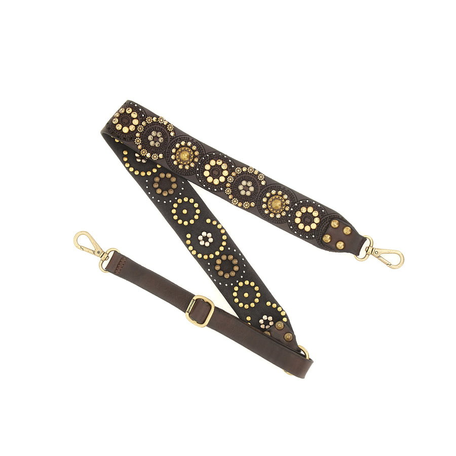 Campomaggi studs leather strap