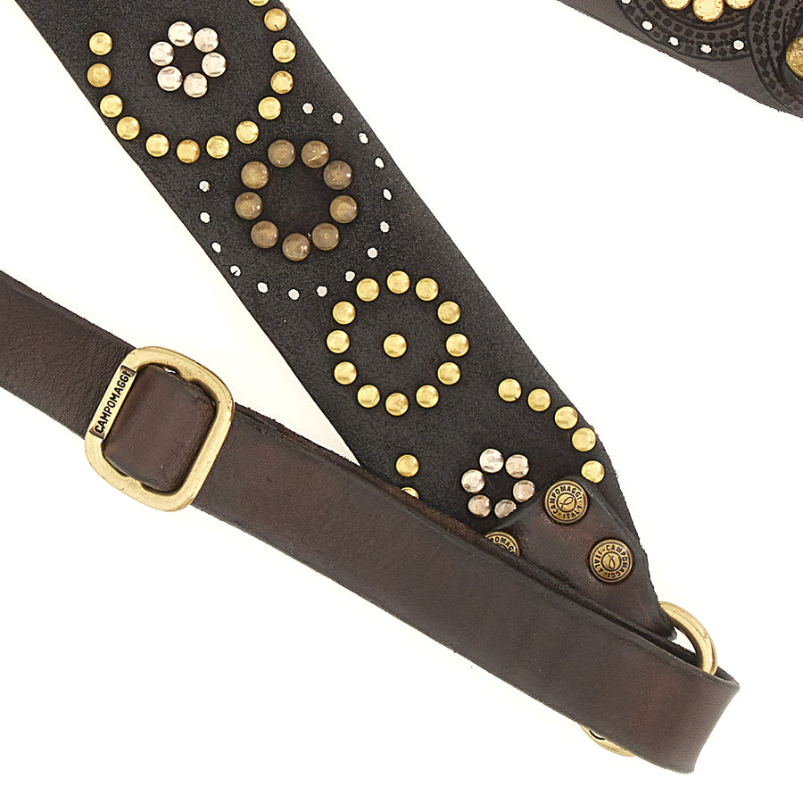 Campomaggi studs leather strap