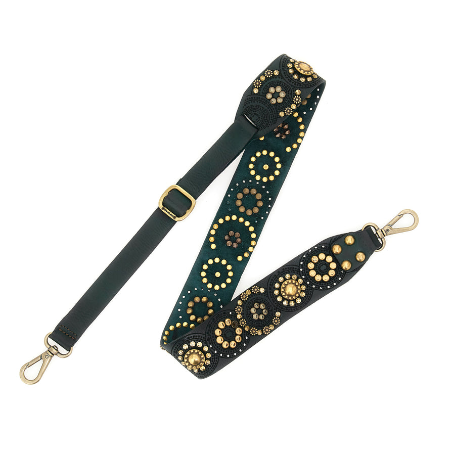 Campomaggi studs leather strap