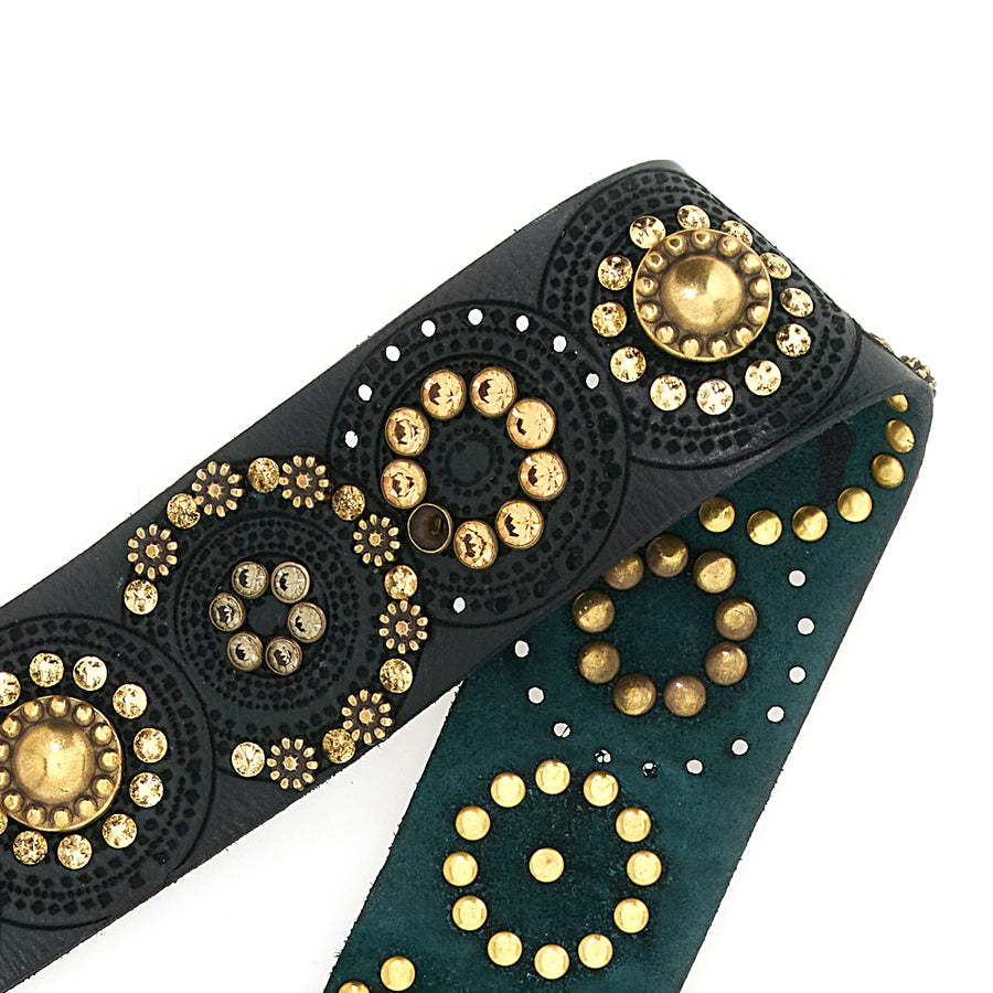 Campomaggi studs leather strap