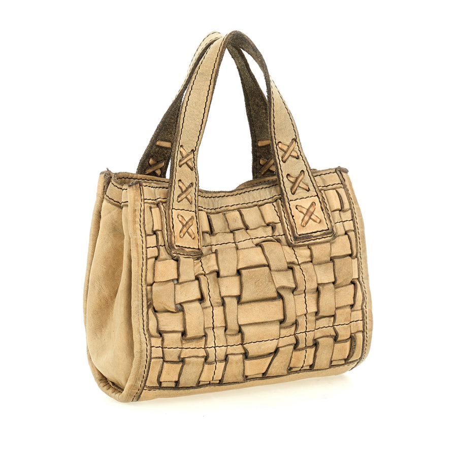 Edera Woven leather bag