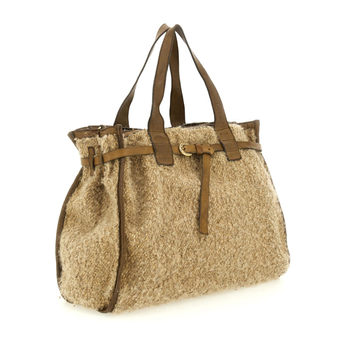 Patrizia shopping large bag (Wool) Lame