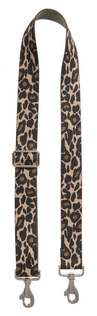 Bag Strap Animal Skin  - Gold Lion Head