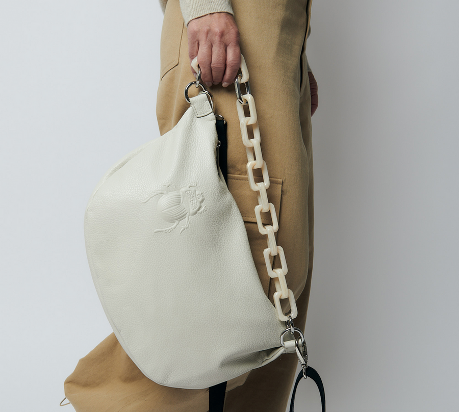 Bag Square Chain - Panna