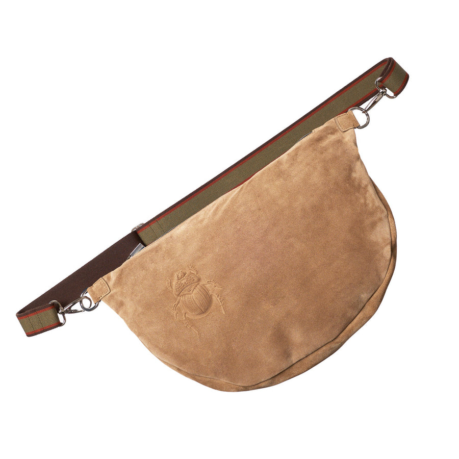 Belt Bag XXL capuccino - Scarabmotive Cappuccino Suede