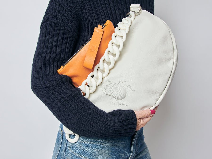 Bag Chain Chunky - Matt White