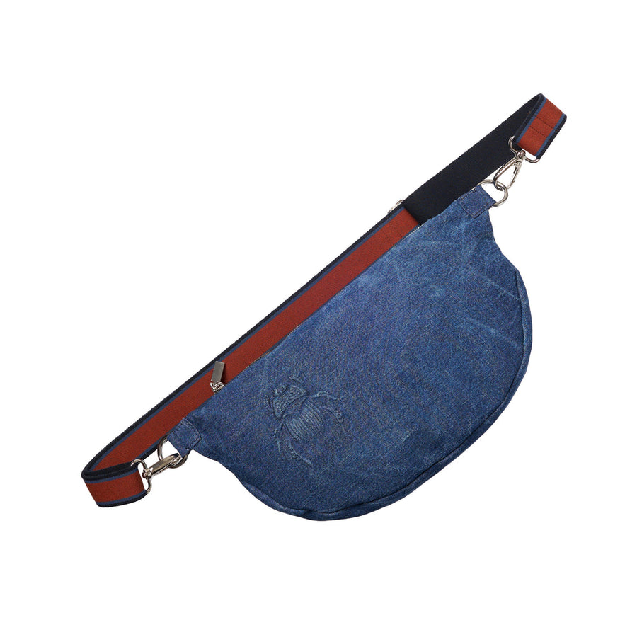 Belt Bag XL Scarab Motive - Denim