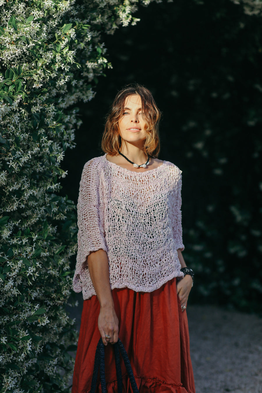 Hand Loom Top (Linen) - Natural