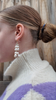 Grape Pearls Earrings - Ivory