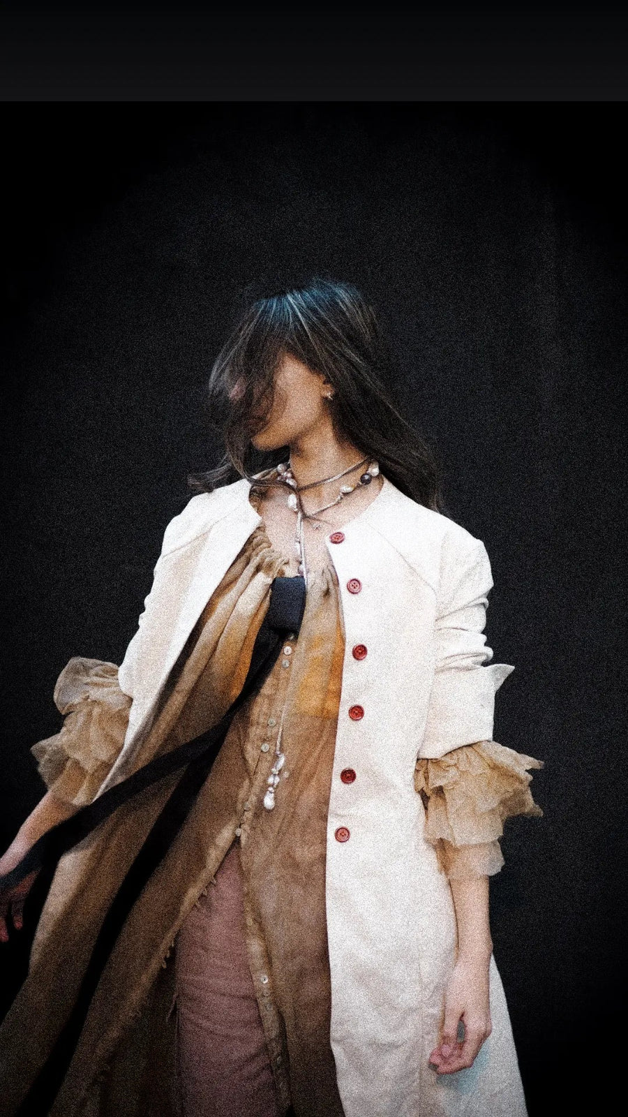 Maxi Riding Coat (Linen)- Flora Print