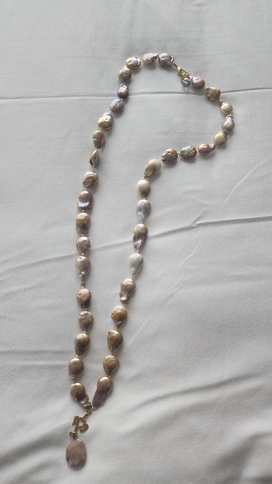 Classic Pearl Necklace - baroque pearls