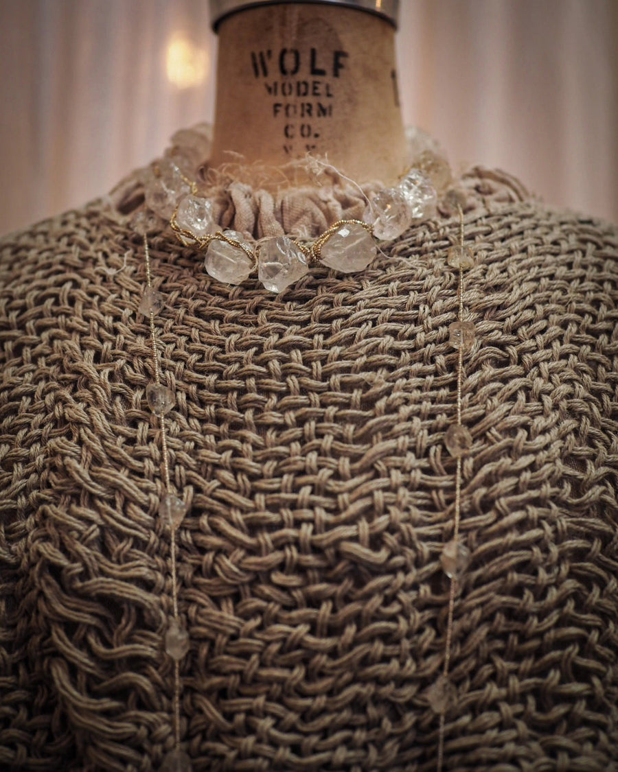 Hand Loom Crop Top (Linen) Sage