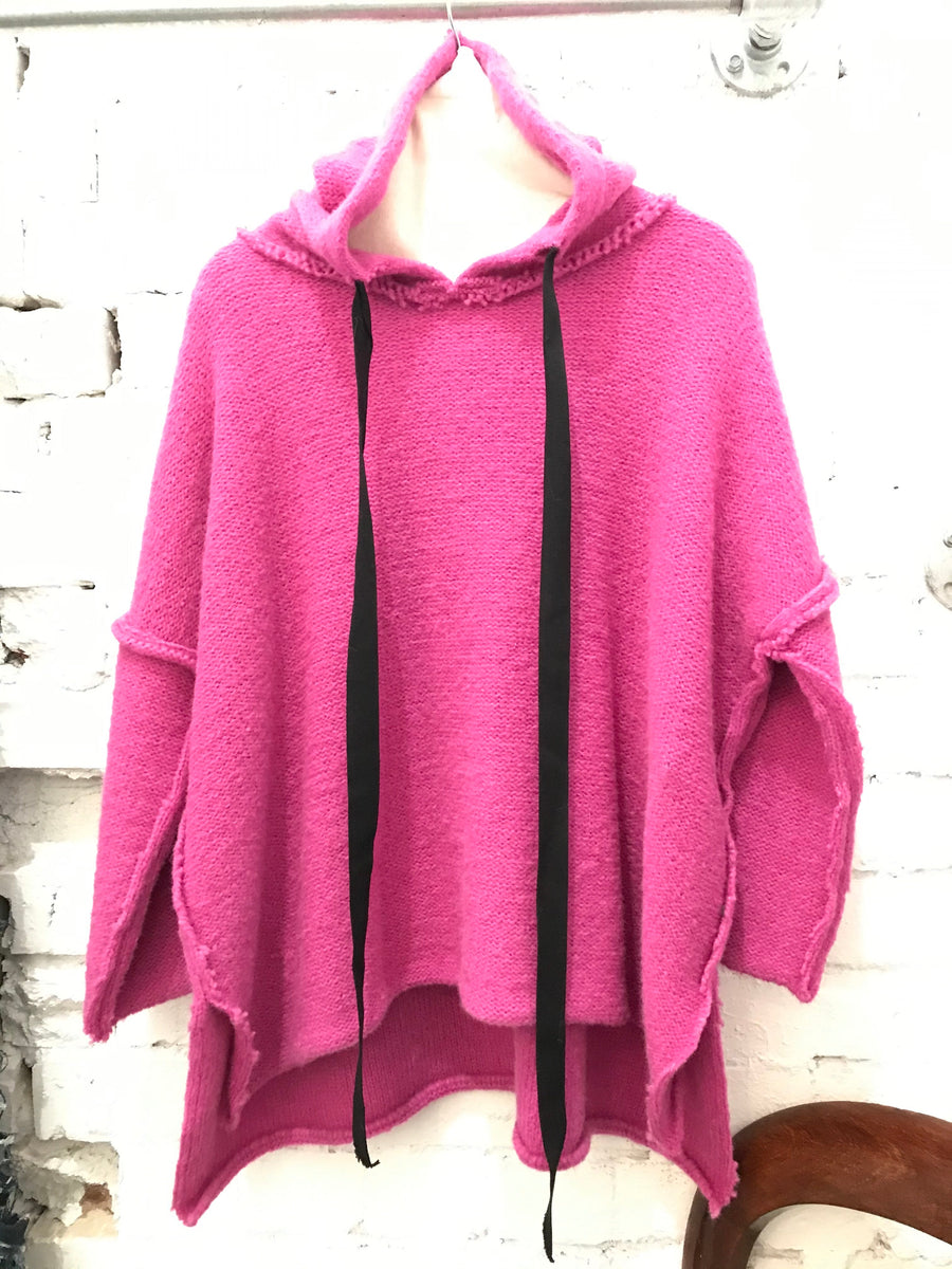 Sloppy Joe Hoodie (Alpaca) Candy Pink