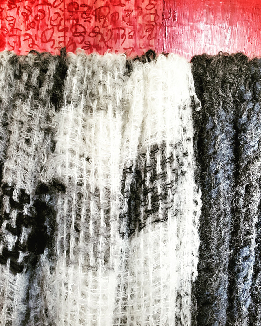 Hand Loom Large Wrap - Alpaca