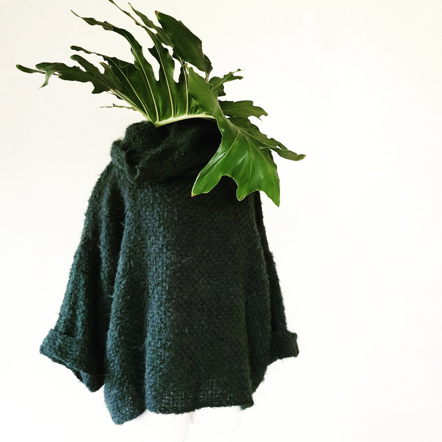 Hand Loom Sweater Detachable Collar (Alpaca) Old Gold